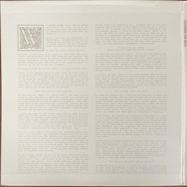 For Emma, Forever Ago (LTD EDT VINYL) | Mint (M) Mint (M)