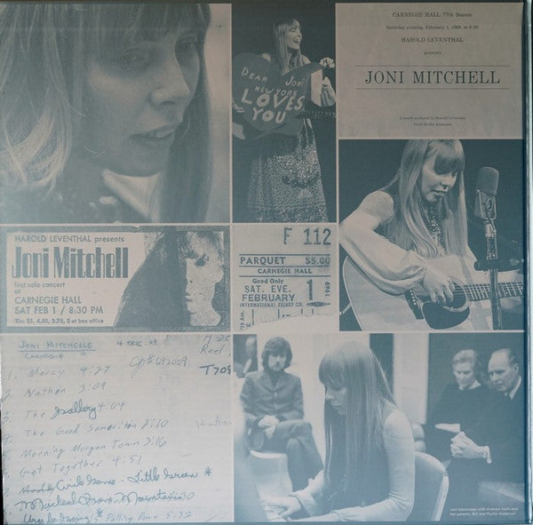 Joni Mitchell - Live At Carnegie Hall - 1969 (3xVINYL) *DISCOUNT COPY* | Mint (M) Mint (M)