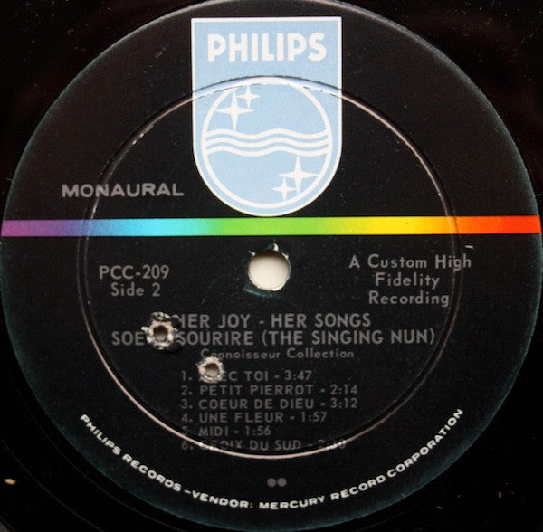 Soeur Sourire - Her Joy Her Songs | Near Mint (NM) Excellent (EX)