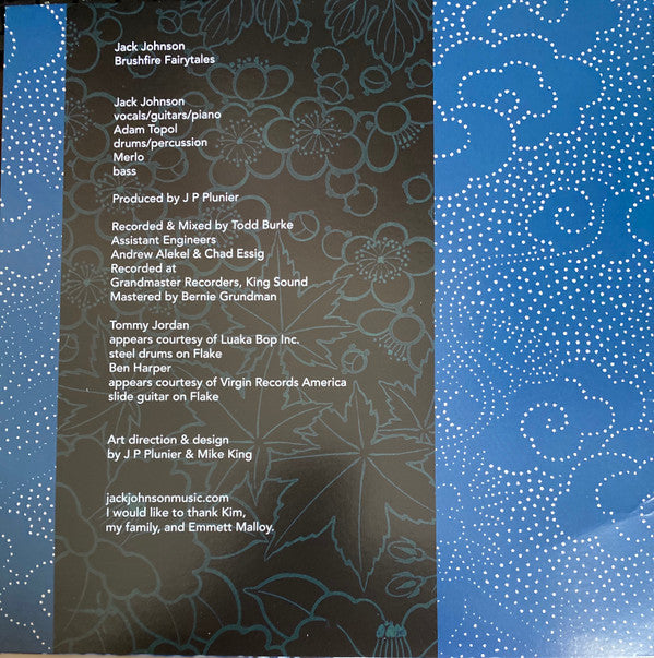 Jack Johnson - Brushfire Fairytales | Mint (M) Mint (M)