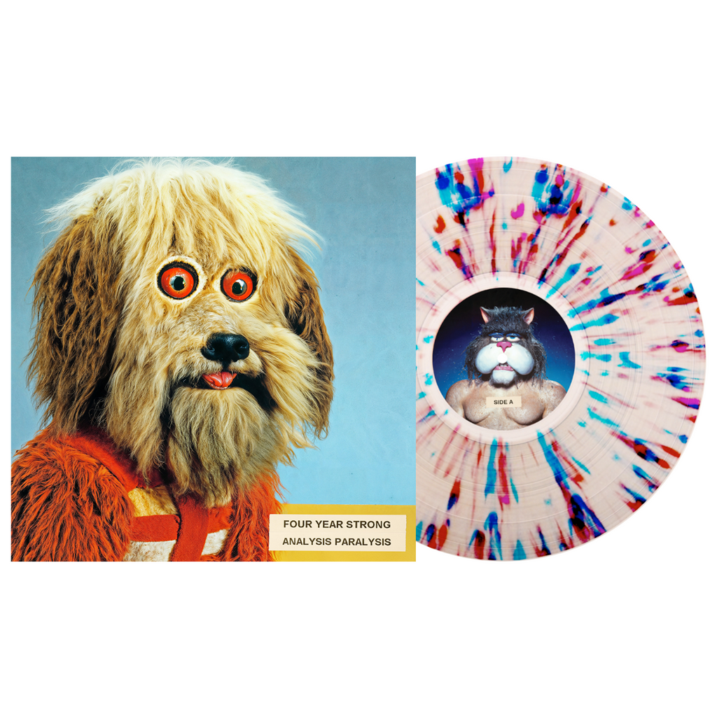 Four Year Strong Analysis Paralysis (Milky Clear w/ Blue, Red & Purple Splatter Colored Vinyl) Vinyl Record