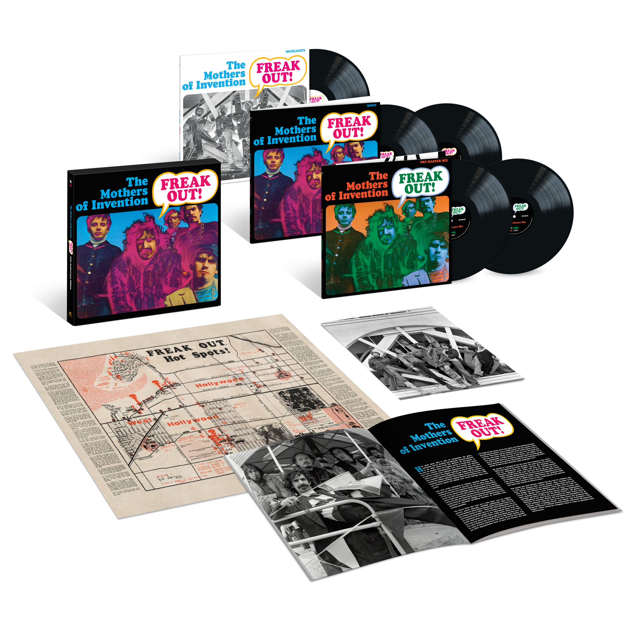 PRE-ORDER Frank Zappa/The Mothers Of Invention - Freak Out! (60Th Anniversary) (180G) [5LP] [Box Set] [Vinyl] Vinyl Record