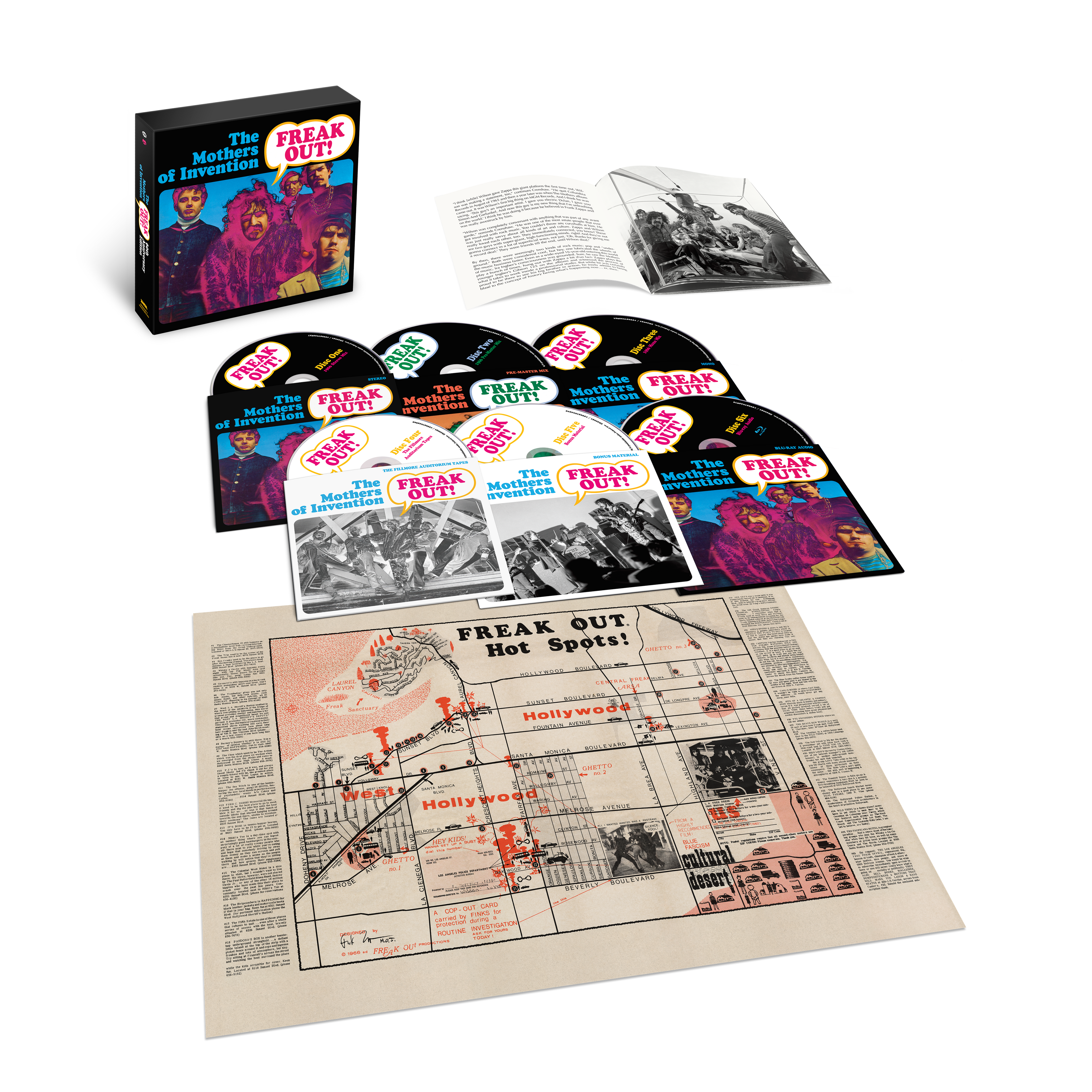 PRE-ORDER Frank Zappa/The Mothers Of Invention - Freak Out! (60Th Anniversary) [Super Deluxe Box Set] [5 CD/Blu-Ray] Music CD