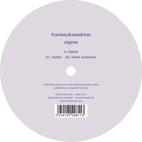 Sigma Vinyl Record