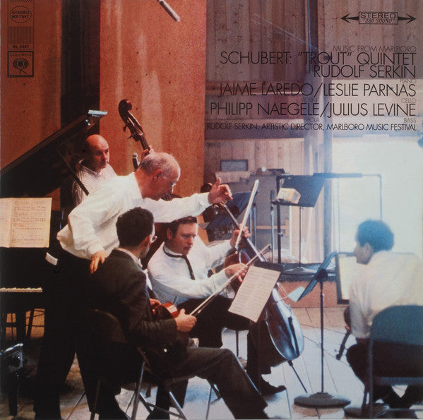 Music From Marlboro Schubert: "Trout" Quintet Vinyl Record