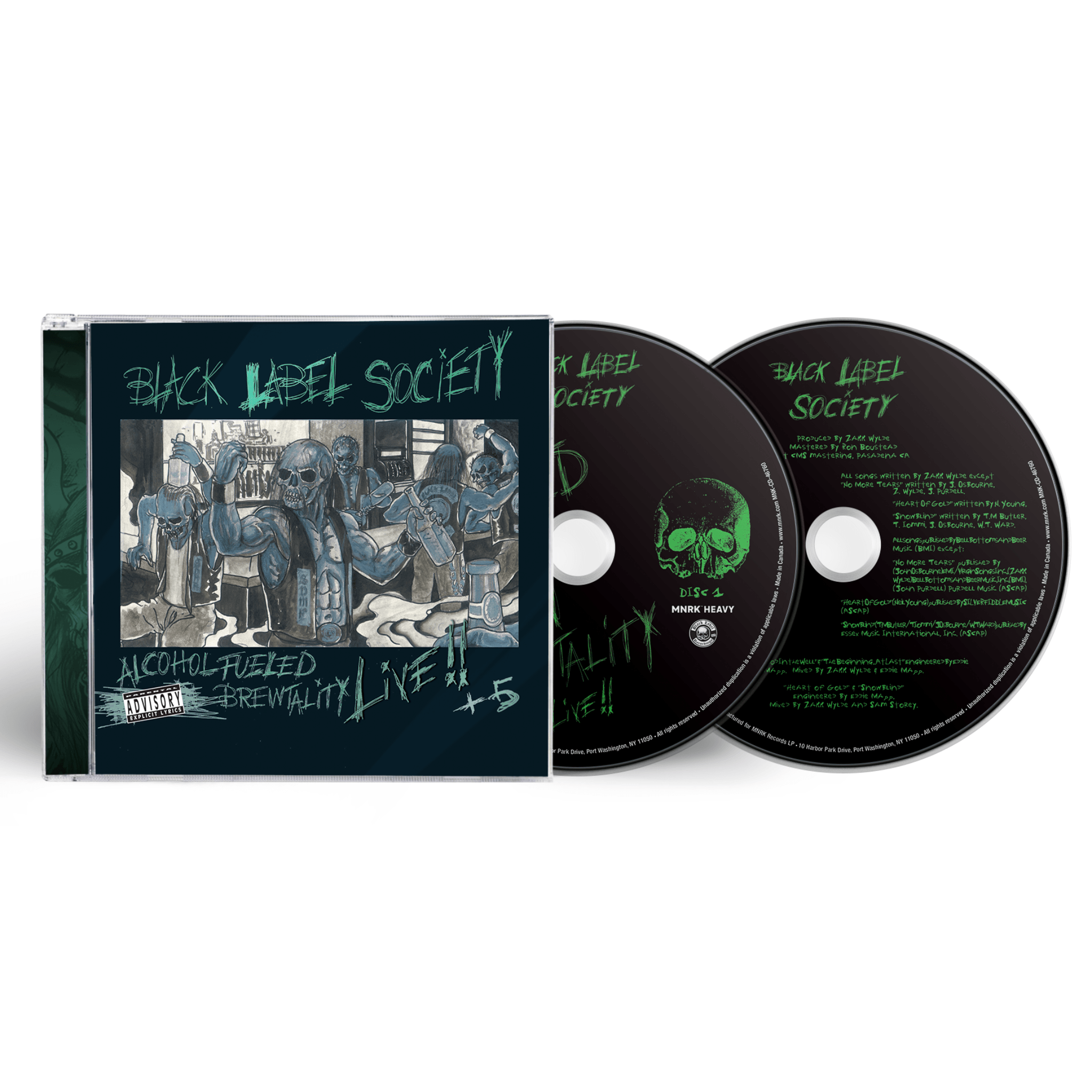 Black Label Society - Alcohol Fueled Brewtality Live Music CD