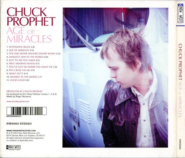 Chuck Prophet – Age Of Miracles Music CD