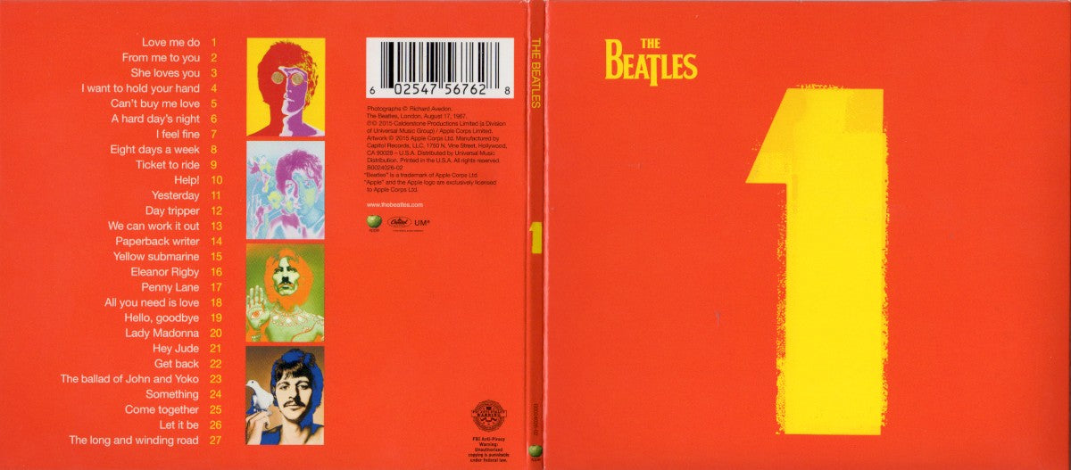 The Beatles – 1 Music CD