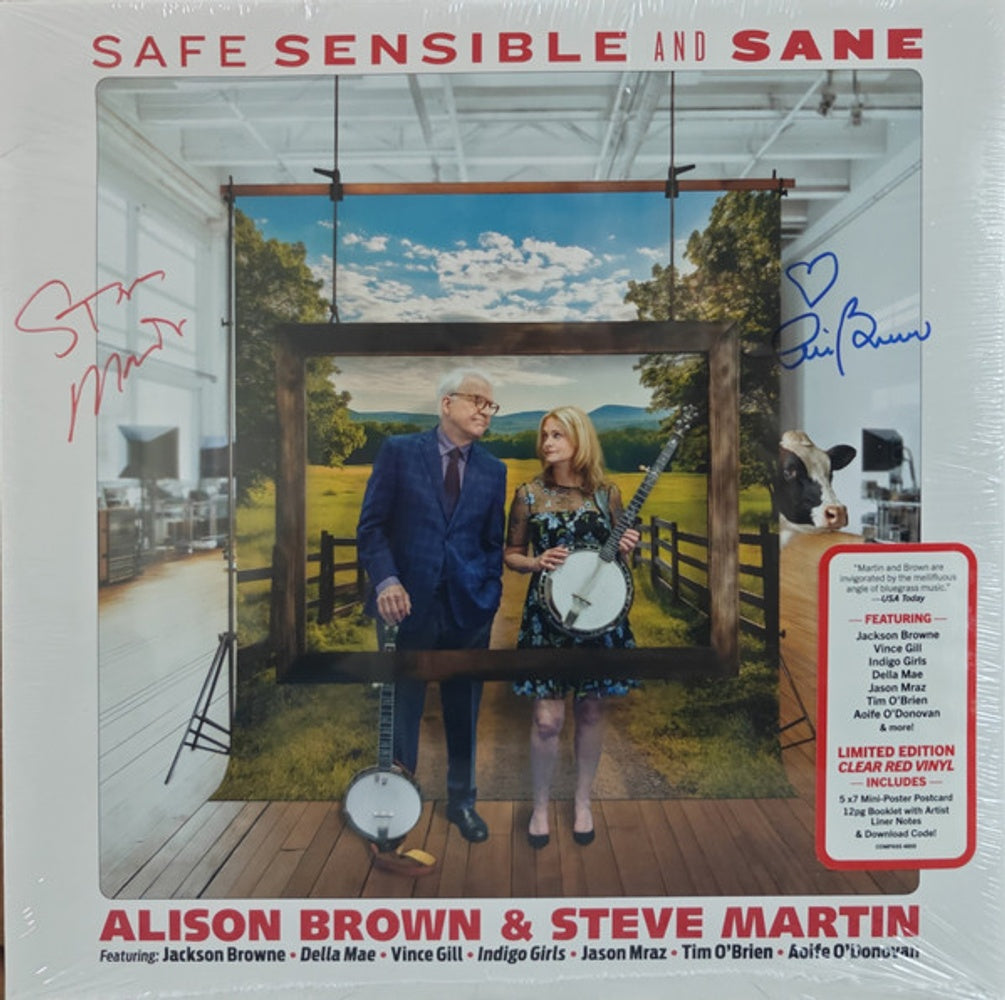 Alison Brown & Steve Martin – Safe Sensible & Sane (Red 2-LP Vinyl) Vinyl Record