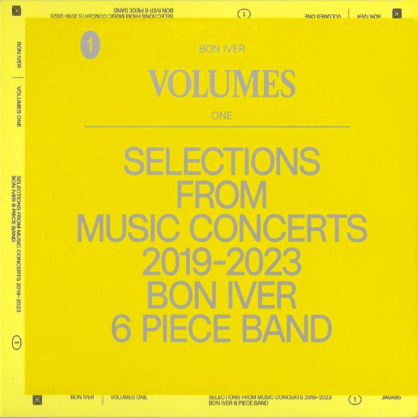 Bon Iver – Volumes: One Selections From Music Concerts 2019-2023 Music CD