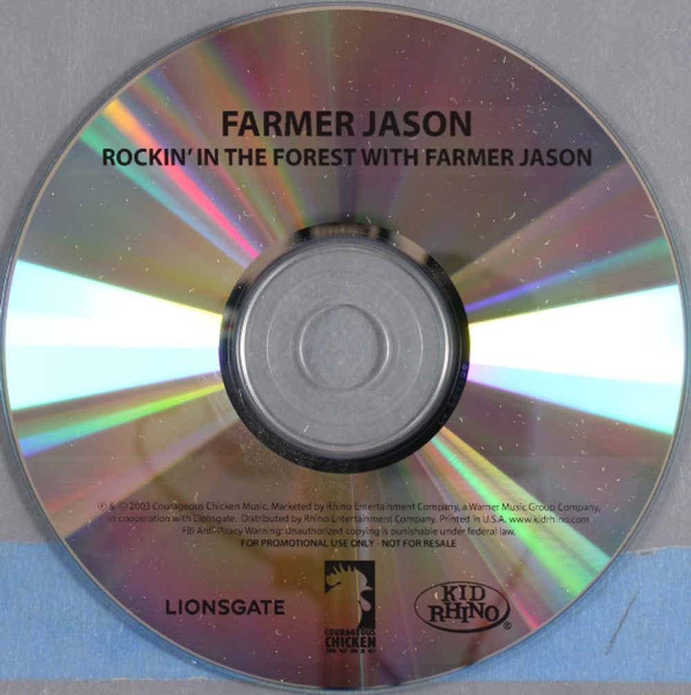 Farmer Jason – Rockin' in the Forest with Farmer Jason Music CD