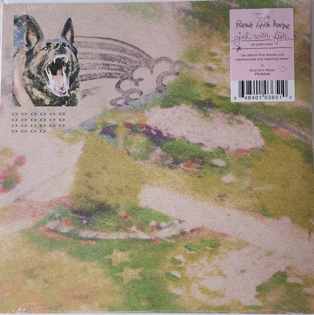 feeble little horse – Girl With Fish (Opaque Pink LP Vinyl) Vinyl Record