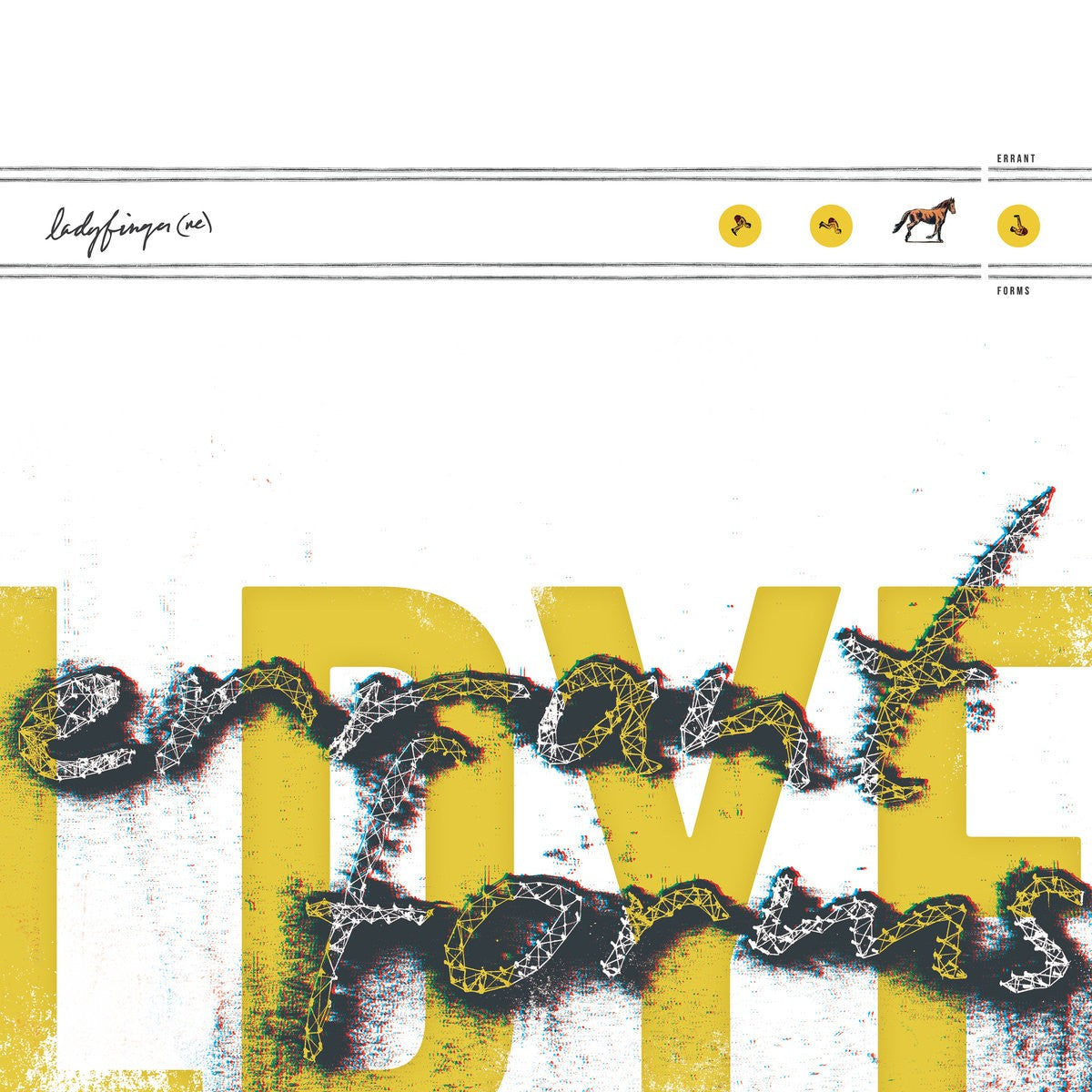Ladyfinger (ne) – Errant Forms (Limited Edition Clear LP Vinyl) Vinyl Record