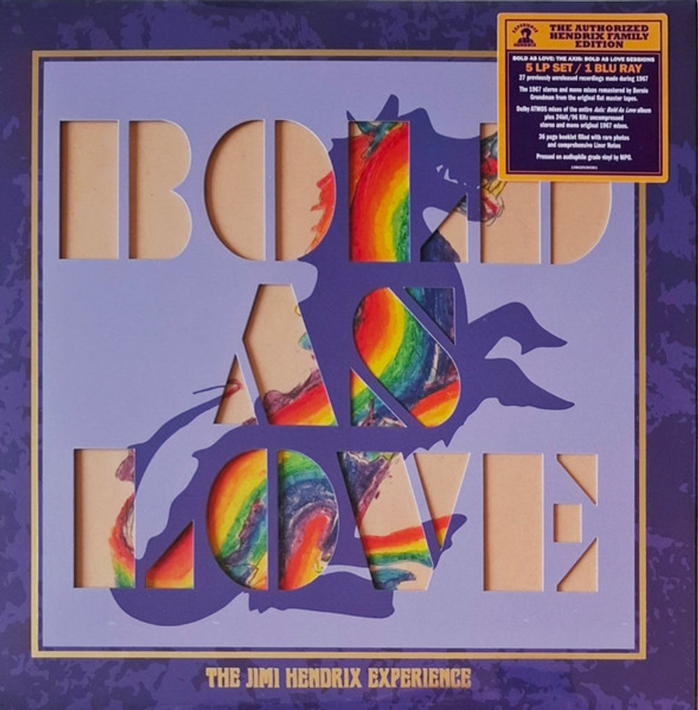 The Jimi Hendrix Experience – Bold As Love (5-LP Vinyl + Blu-ray) Vinyl Record