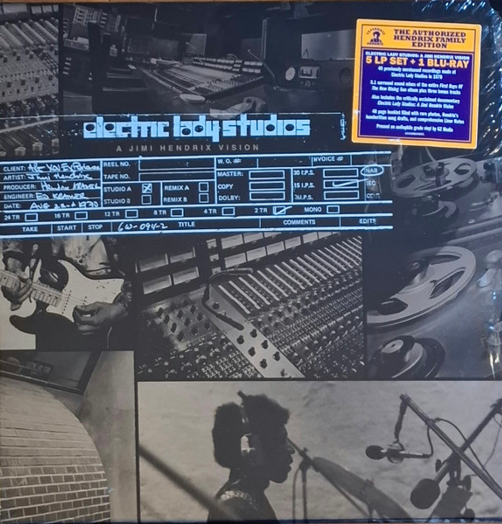 The Jimi Hendrix Experience – Electric Lady Studios: A Jimi Hendrix Vision (5-LP Vinyl + Blu-ray) Vinyl Record
