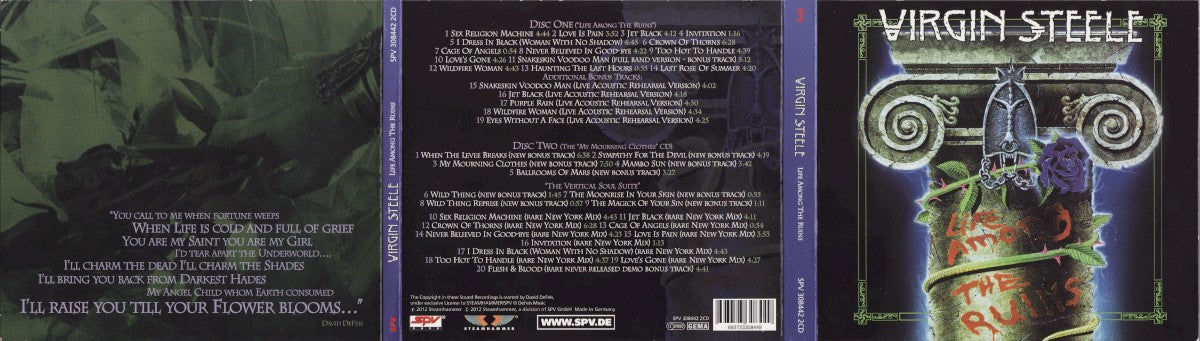 Virgin Steele – Life Among The Ruins (2-CD)