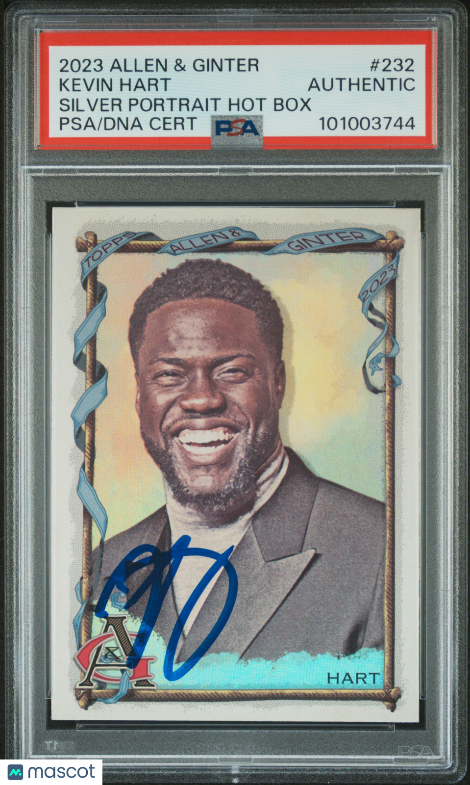 2023 Topps Allen & Ginter Silvr Portrait Hot Box #232 Kevin Hart signed PSA Auto