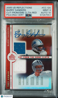 2005 Upper Deck Reflections Red#CC-SA Barry Sanders Signed Card PSA 9 Auto 10