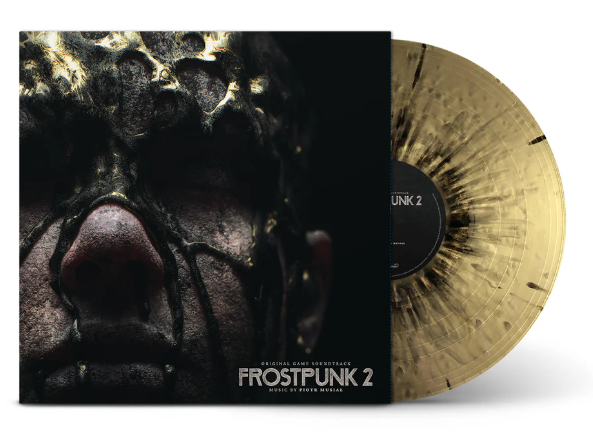 Frostpunk 2 (Original Game Soundtrack) (Gold with Black Splatter) Vinyl Record