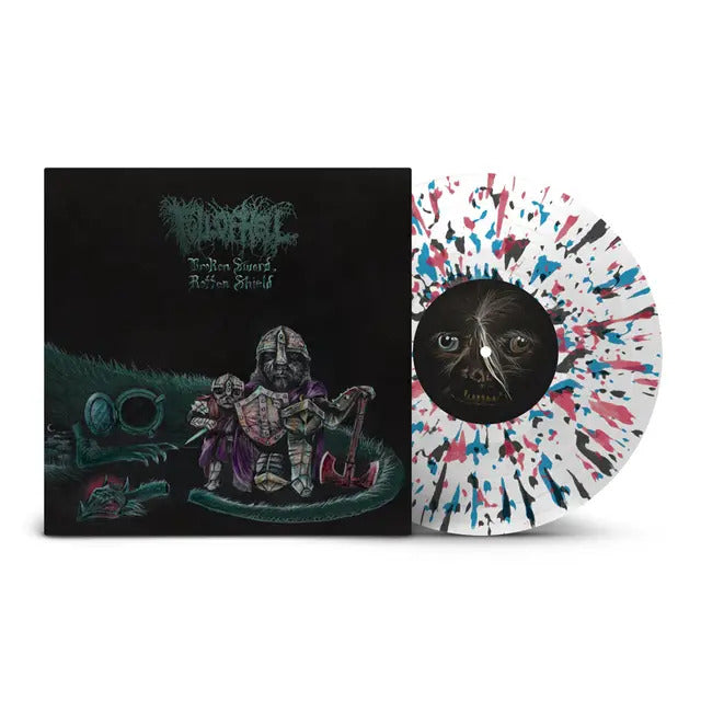 Rotten Shield (10" Vinyl) (Indie Exclusive) (White/Black/Oxblood/Blue Splatter Vinyl) Broken Sword Vinyl Record