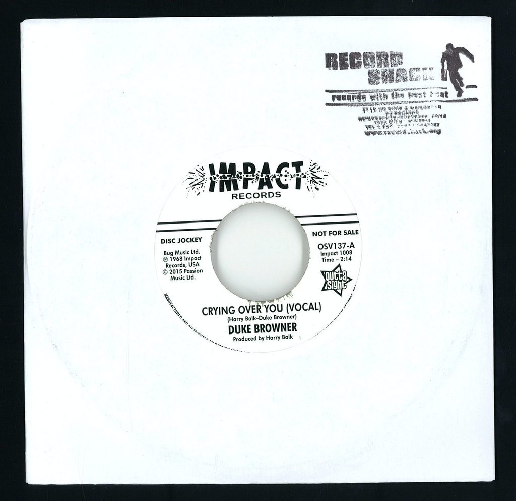 Duke Browner - (PRESALE 5/8/26) Crying Over You (VINYL 7") | Mint (M) Mint (M)