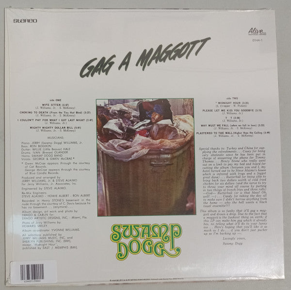 Gag A Maggot (COLOR VINYL) | Mint (M) Mint (M)