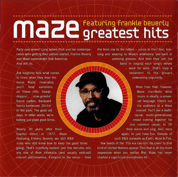 Maze Featuring Frankie Beverly - Greatest Hits (CD) | Mint (M) Mint (M)
