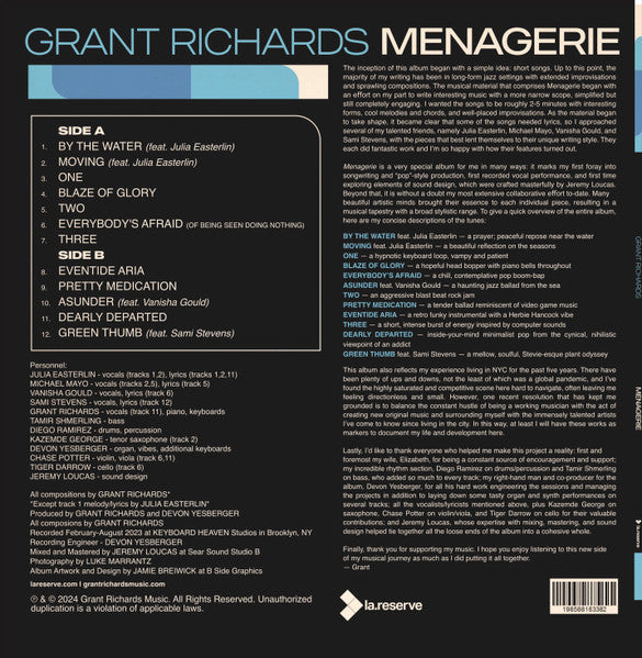 Menagerie (VINYL) |