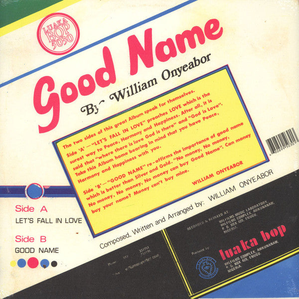 Good Name (VINYL) | Mint (M) Mint (M)