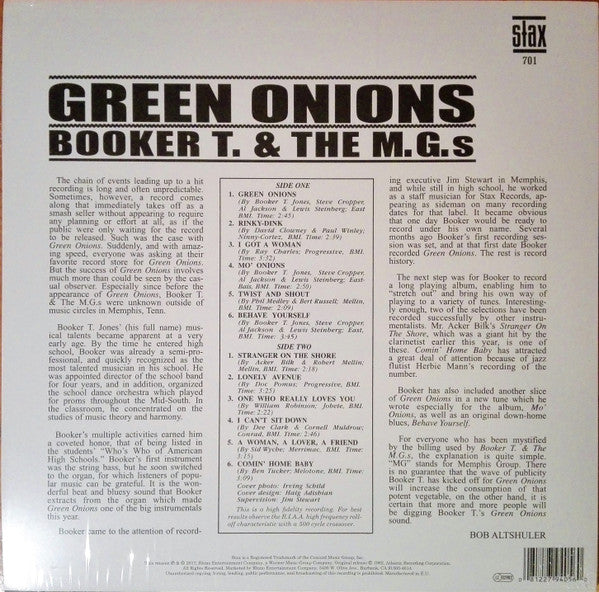 Green Onions (VINYL) |
