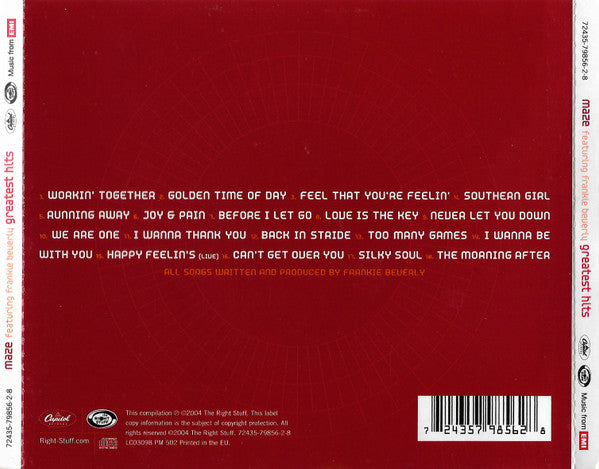 Maze Featuring Frankie Beverly - Greatest Hits (CD) | Mint (M) Mint (M)