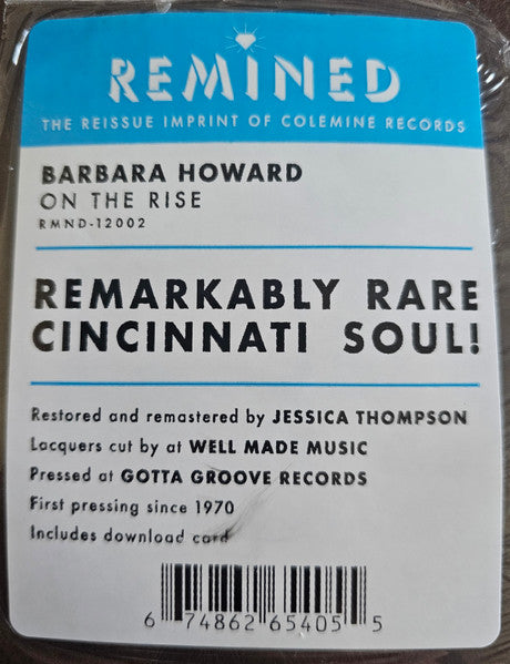 Barbara Howard - On The Rise (VINYL) | Mint (M) Mint (M)