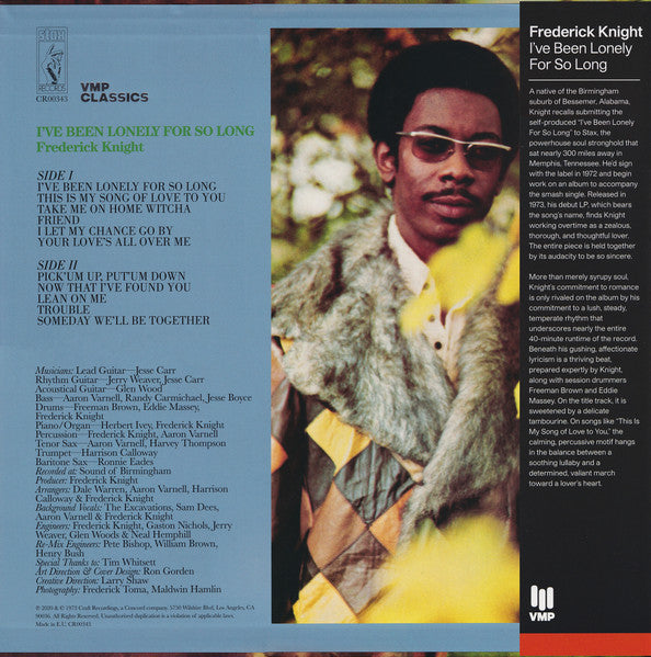 I've Been Lonely For So Long (VINYL / VMP) | Mint (M) Mint (M)