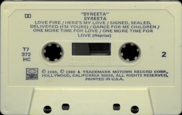Syreeta (Cassette) | Mint (M) Mint (M)