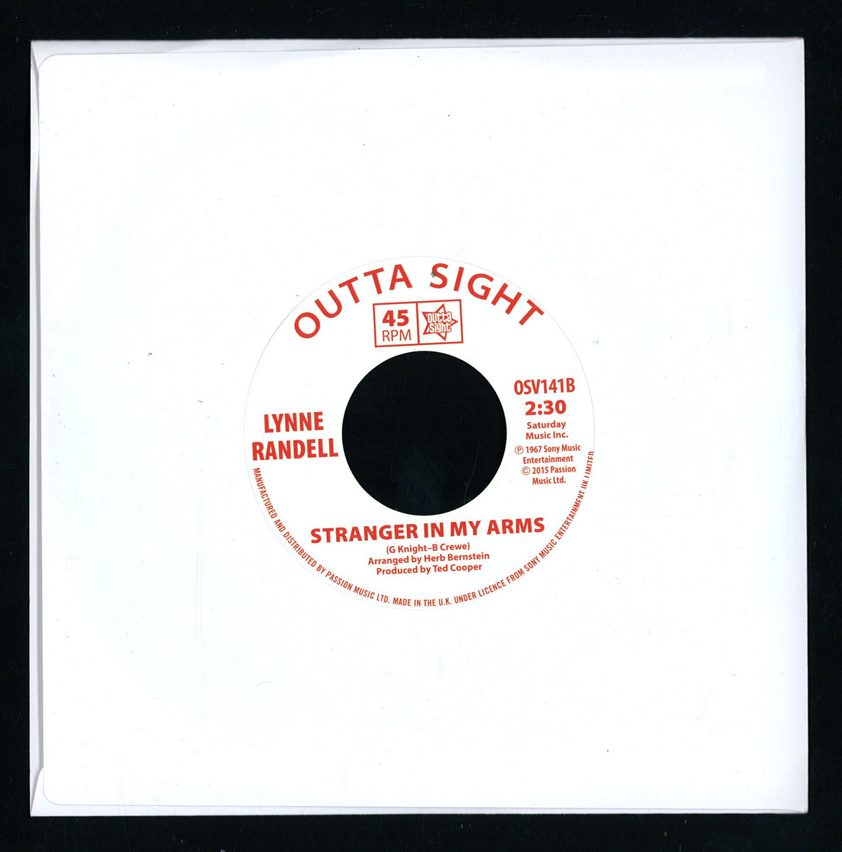 Shirley Ellis / Lynne Randell - (PRESALE 5/8/26) Soul Time / Stranger In My Arms (VINYL 7") | Mint (M) Mint (M)