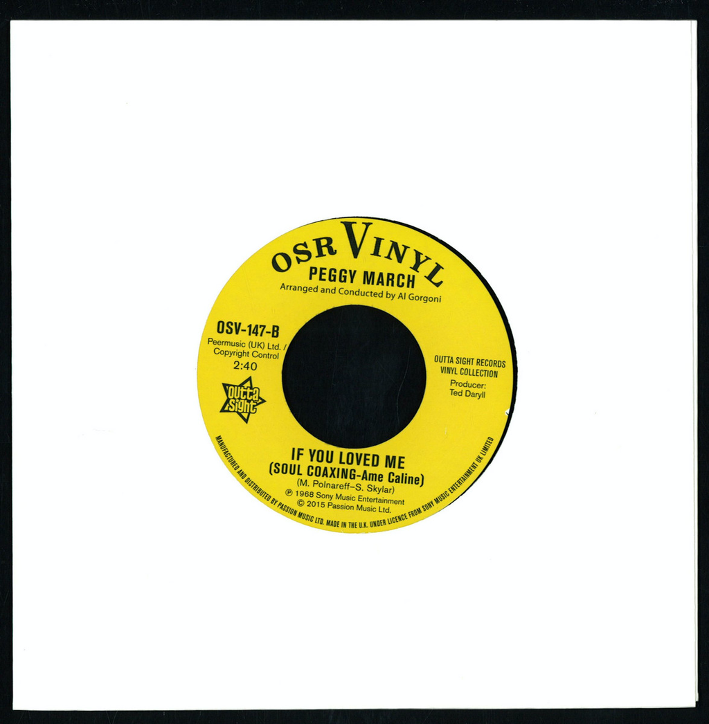 Laura Greene / Peggy March - (PRESALE 5/8/26) Moonlight Music And You / If You Loved Me (VINYL 7") | Mint (M) Mint (M)