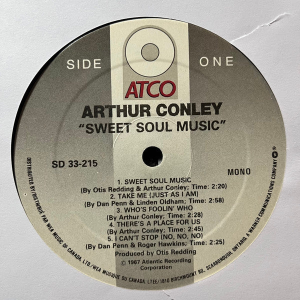 Arthur Conley - Sweet Soul Music (VINYL) |