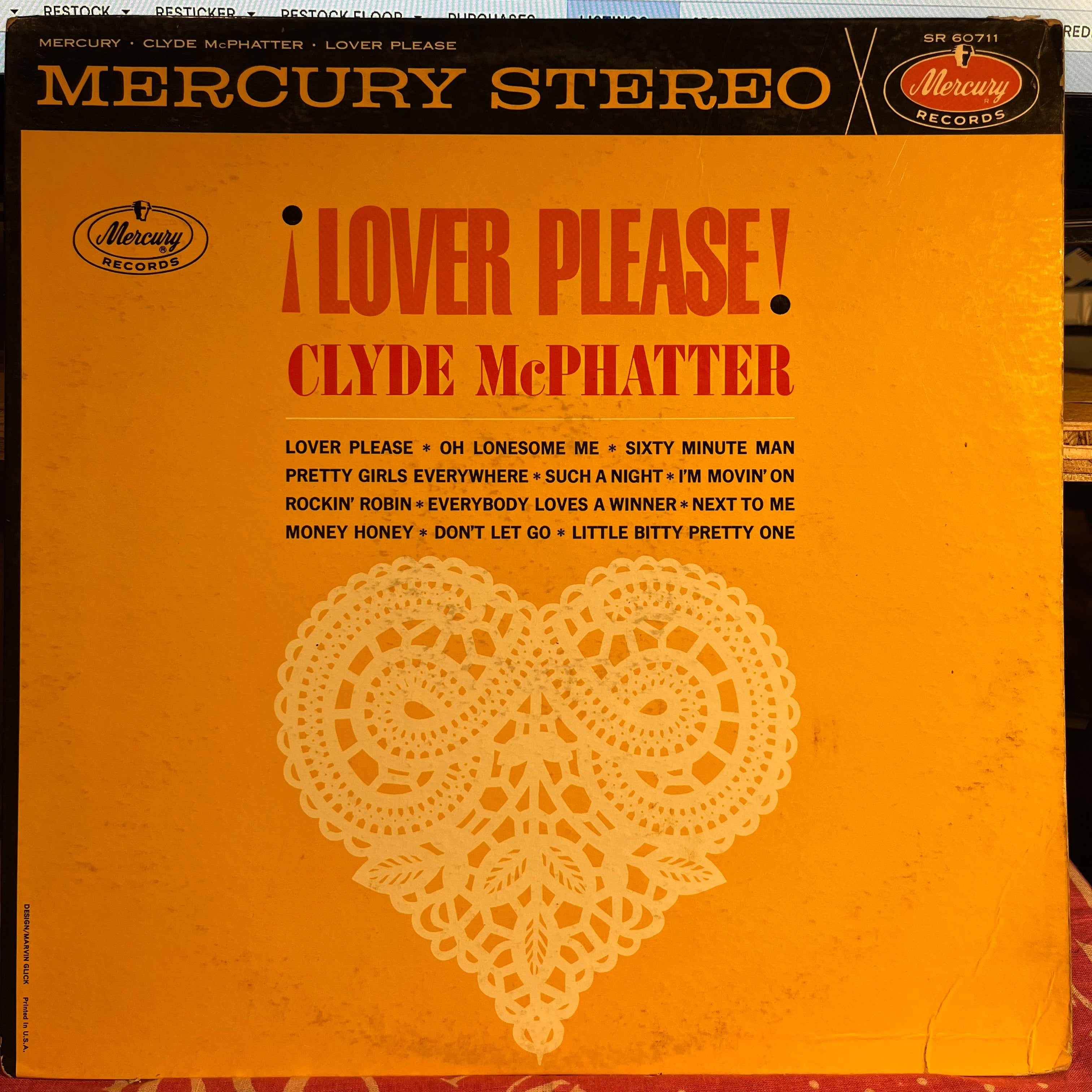 Clyde McPhatter - Lover Please! | Very Good Plus (VG+) Very Good Plus (VG+)
