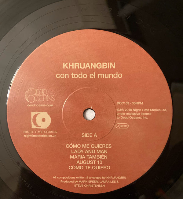 Khruangbin - Con Todo El Mundo | Mint (M) Mint (M)