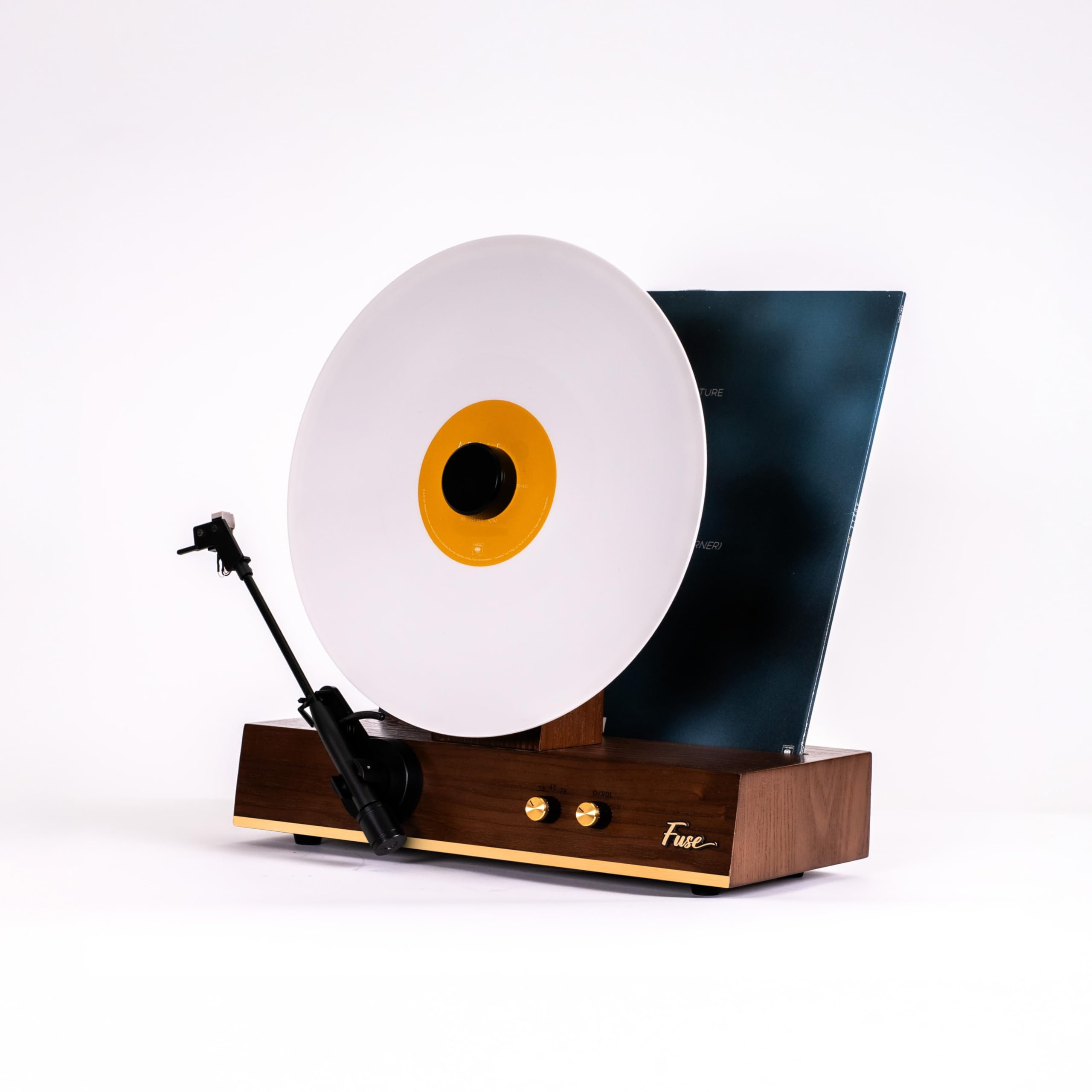 Fuse GLD  Vertical Record Player Without Speakers