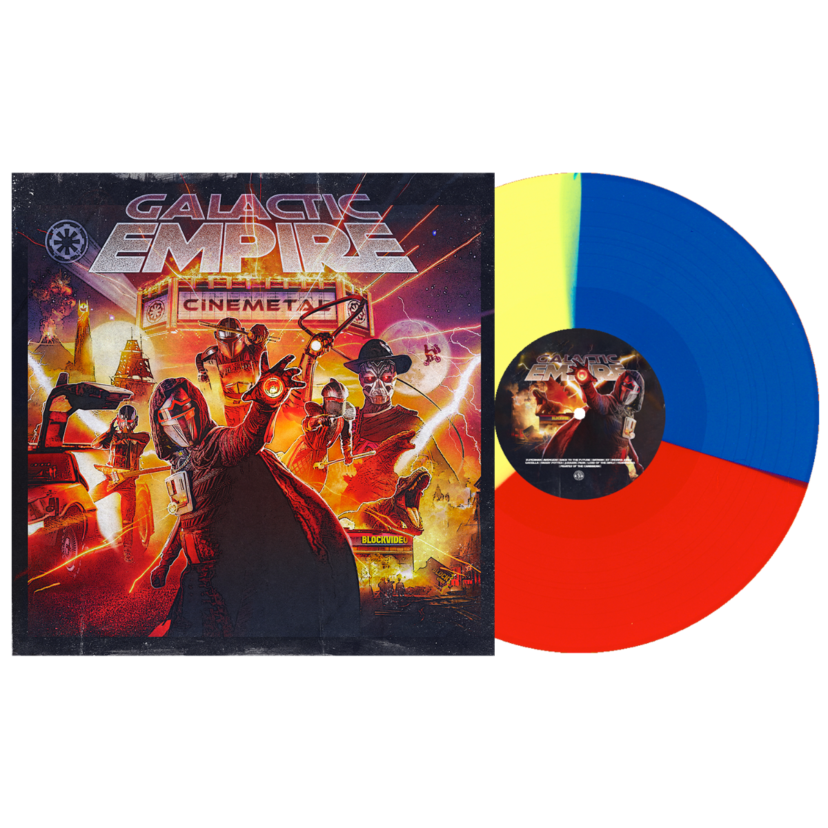 Cinemetal (Red/Yellow/Blue Vinyl) (Indie Exclusive) Vinyl Record