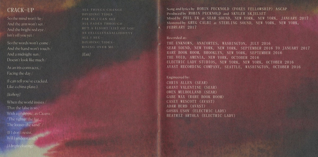 Fleet Foxes – Crack-Up Music CD