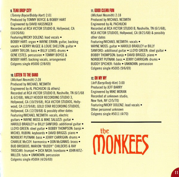 The Monkees - The A's, The B's (2-CD) Music CD
