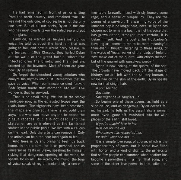 Bob Dylan – Blood On The Tracks (LP Vinyl) Vinyl Record