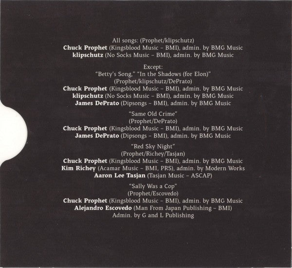 Chuck Prophet – Wake The Dead Music CD