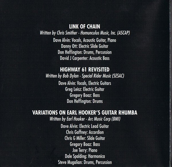 Dave Alvin – From An Old Guitar: Rare and Unreleased Recordings Music CD