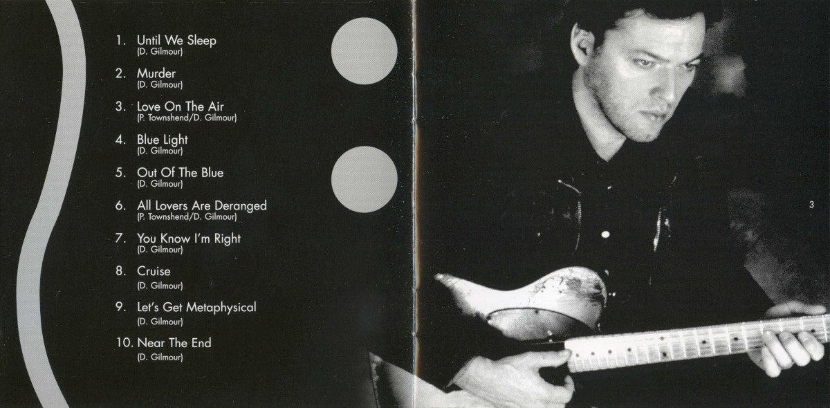 David Gilmour – About Face Music CD