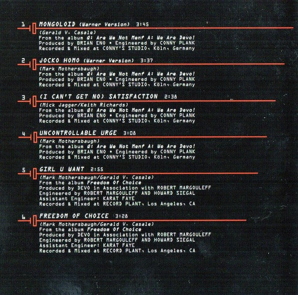 Devo – Energy Dome Frequencies Music CD