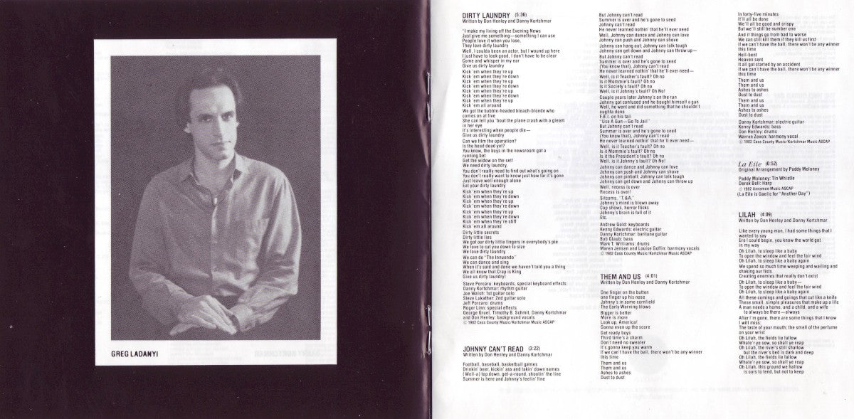 Don Henley – I Can't Stand Still Music CD