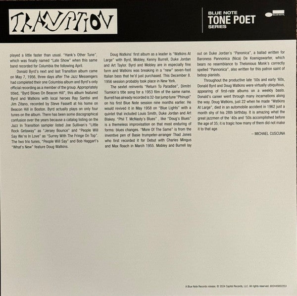 Donald Byrd – Byrd's Eye View (LP Vinyl) Vinyl Record